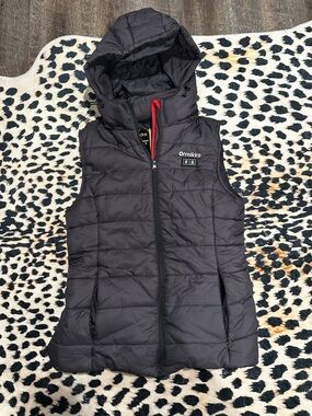 Ornikko heated Black Hooded Puffer Vest